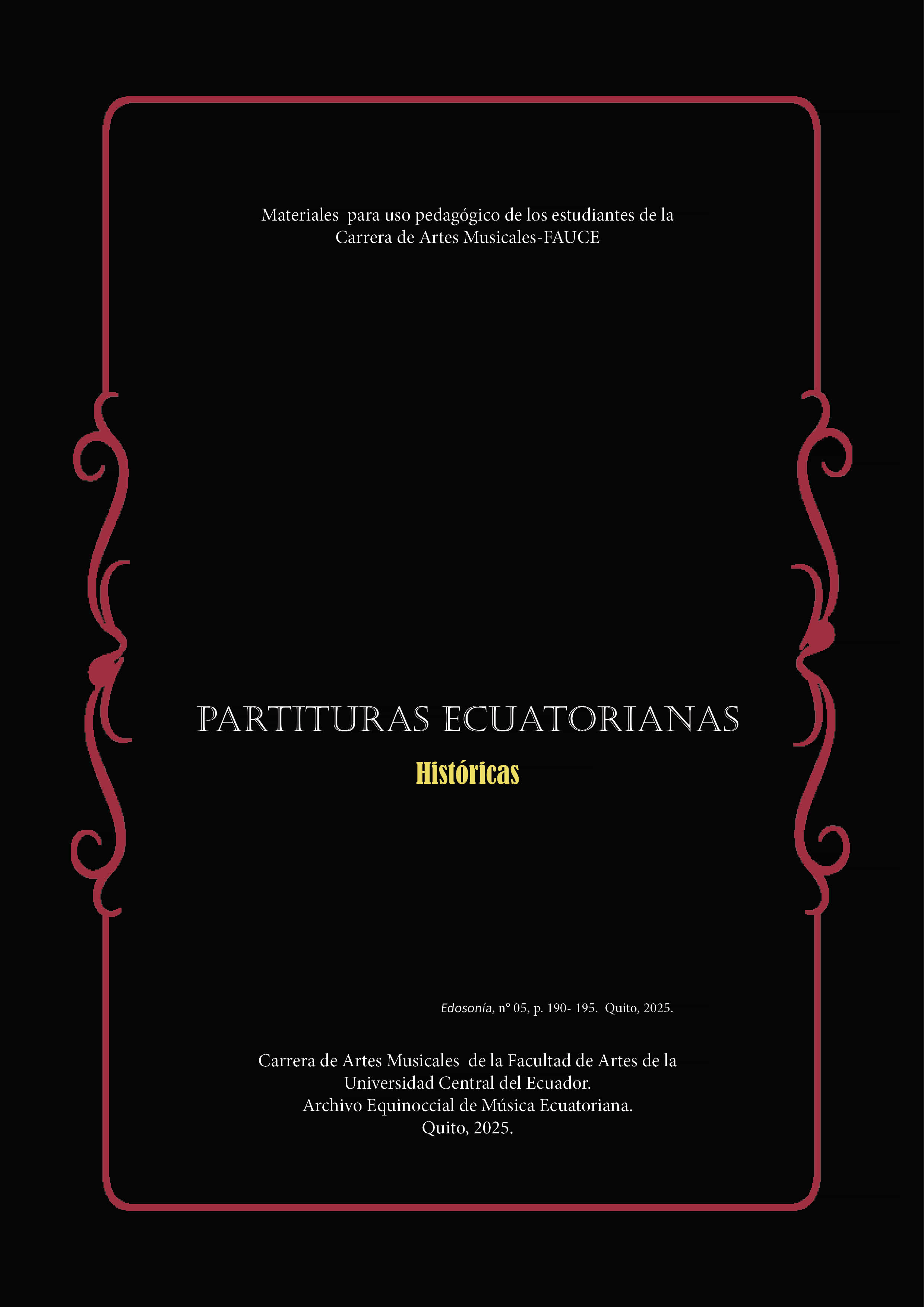 Portada Partitura de Gerardo Guevara